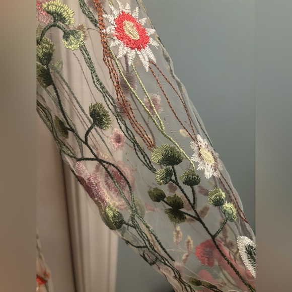 Miss Selfridge Multicolor Floral Long Sleeve Dress - Picture 5 of 5